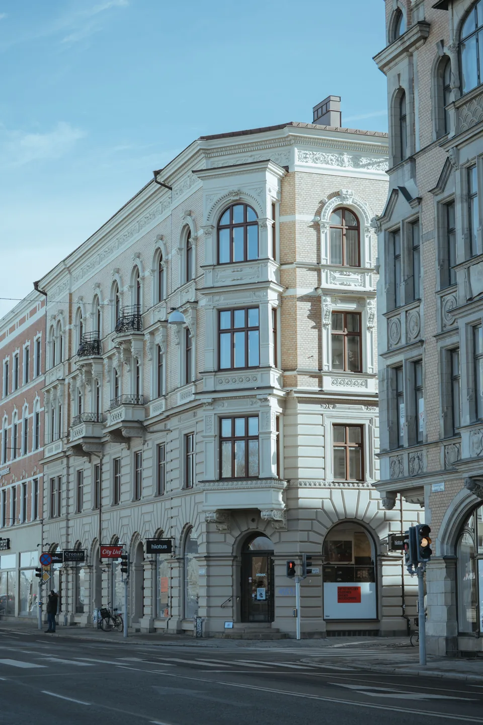 Historisk tegelarkitektur i Malmö.